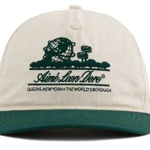 Aime Leon Dore Unisphere Hat Green and Cream